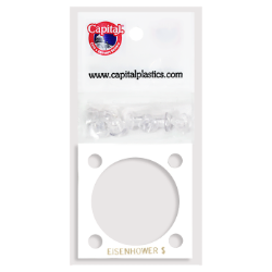 Capital Plastics 144 Coin Holder - Ike $