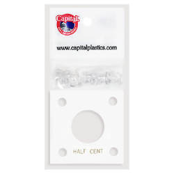 Capital Plastics 144 Coin Holder - Half Cent