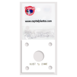 Capital Plastics 144 Coin Holder - Bust 1/2 Dime