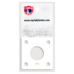 Capital Plastics 144 Coin Holder - 20 Cents