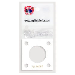Capital Plastics 144 Coin Holder - 1/2 oz. Gold Eagle