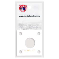 Capital Plastics 144 Coin Holder - 1/4 oz. Maple