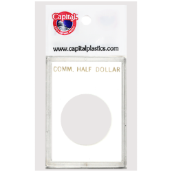 Capital Plastics Caps Coin Holder - Comm Half Dollar
