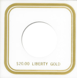 Capital Plastics VPX Coin Holder - Liberty $20 Gold