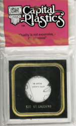 Capital Plastics VPX Coin Holder - St. Gaudens $20