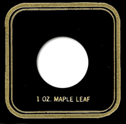 Capital Plastics VPX Coin Holder - 1 oz. Maple