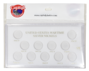 U.S. Wartime Silver Nickels  11 slot(s)