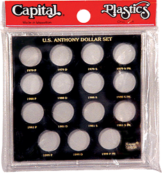 U.S. Anthony Dollar Set (No Type II)