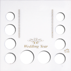 Wedding Year (Small $, .50, 5 Quarters, .10, .05, .01)