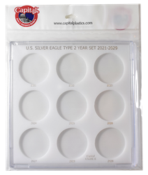 U.S. Silver Eagle Year Set 2021 Type 2 - 2029