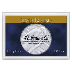 Silver Round Frosty Case