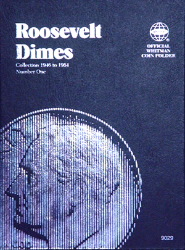 Roosevelt Dime No. 1 Folder, 1946-1964