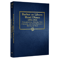 Barber Dime Album 1892-1916