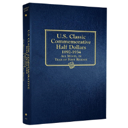 U.S. Classic Commemorative Halves Album Vol One, 1892-1934