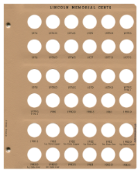 Lincoln Cents with Proof Replacement Page 1974-1983-S