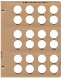 Washington Quarters Replacement Page 4 1959-D-1972-D