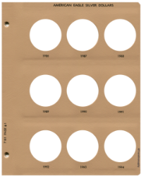 American Eagle Silver Dollars Replacement Page 1