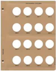 Sacagawea Dollars Replacement Page 1 2000 P -2007 D