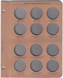 Dansco U.S. Modern Commemorative Dollar Vol 3  Replacement Page 3