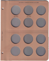 Dansco U.S. Modern Commemorative Dollar Vol 3 Replacement Page 4