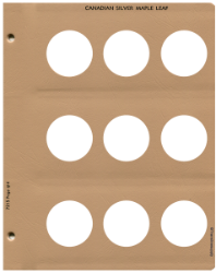 Canadian Maple Silver Maple Leaf Replacement Page - Blank