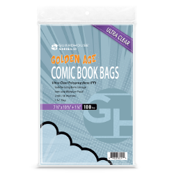 Shield Bag for Golden Comic Books - 7 3/4 x 10 1/2