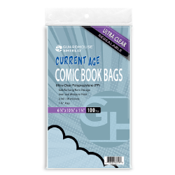 Shield Resealable Bag for Current Comic Books  - 6 7/8 x 10 1/2