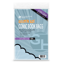 Shield Resealable Bag for Golden Comic Book  - 7 3/4 x 10 1/2