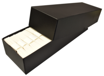 Glassine Storage #3 Box - 14 x 4 5/8x2 3/4 - Holds 2 1/2 x 4 1/4  Glassines
