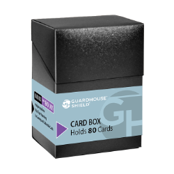 Flip-top Card Box - Black