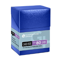 Flip-top Card Box - Blue