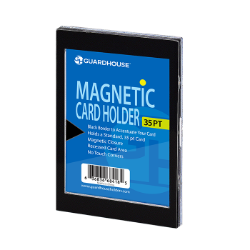 1 Card Magnetic Card Holder - Black Borders