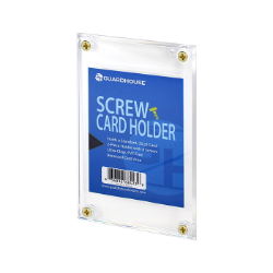Screw Card Holders - Recessed 1/4"