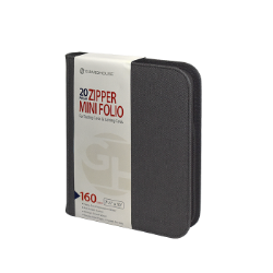Mini 4 Pocket Zipper Folio for Trading Cards