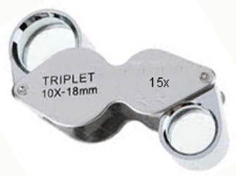 10x & 15x Twin Lens Triplet Loupe