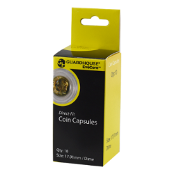 Dime (17.9mm) Direct-Fit EvoCore Coin Capsules - 10 Pack