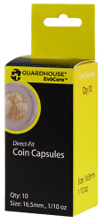 1/10 oz Gold Eagle Direct-Fit EvoCore Coin Capsules - 10 Pack