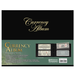 Whitman Currency Album For Large Notes - Clear View