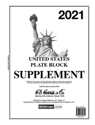 2021 Plate Block Supplement