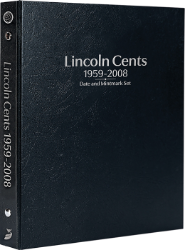 Lincoln Cents 1959-2008, Date & Mintmark Set P, D & S (Black)