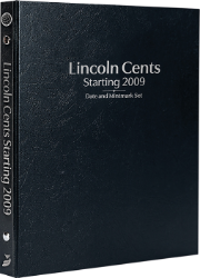 Lincoln Cents Starting 2009, Date & Mintmark Set P, D, S & W (Black)