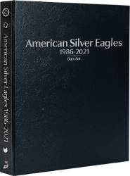 American Silver Eagles 1986-2021, Date Set P, S, & W (Black)