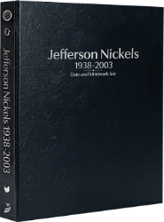 Jefferson Nickels 1938-2003, Date & Mintmark Set P, D & S (Black)