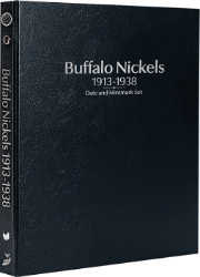 Buffalo Nickels 1913-1938, Date & Mintmark Set P, D & S (Black)