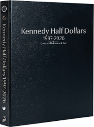 Kennedy Half Dollars 1997-2026, Date & Mintmark Set P, D & S (Black)