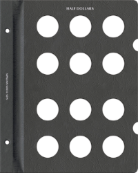 Blank Page, Half Dollar (Black)