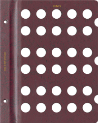 Blank Page, Cent (Burgundy)