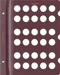 Blank Page, Nickel (Burgundy)