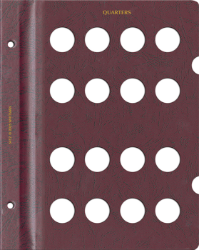 Blank Page, Quarter (Burgundy)
