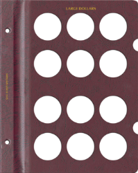 Blank Page, Large Dollar (Burgundy)
